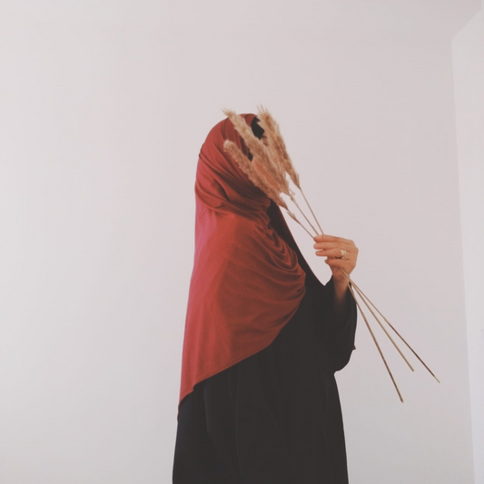 Hijab Jersey Premium Rouge Bordeaux