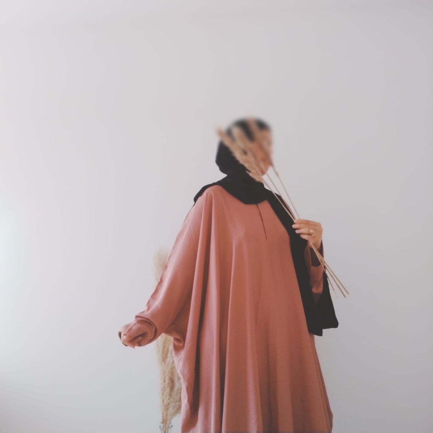 Abaya Longue Rose