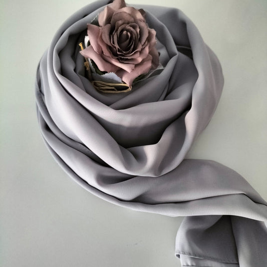 Hijab Soie de Médine Gris