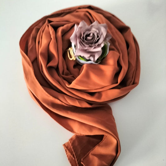 Hijab Soie de Médine Orange